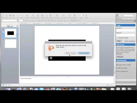 powerpoint for mac embed youtube video